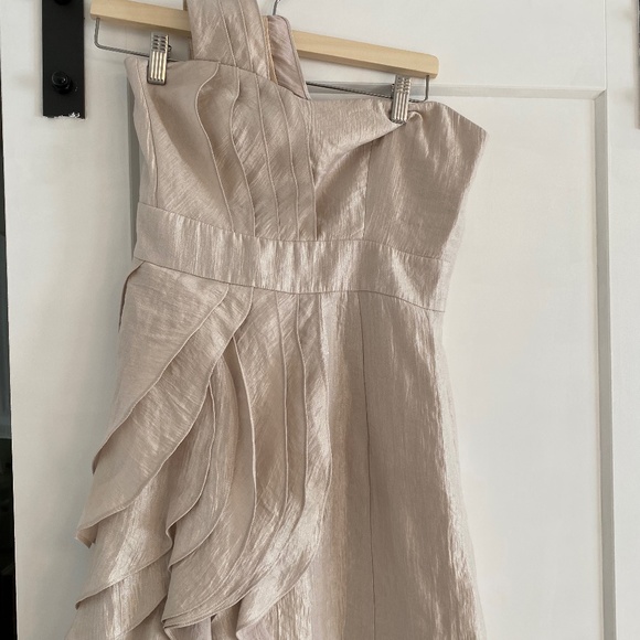 BCBG Max and Cleo Champagne Dress - Picture 1 of 4
